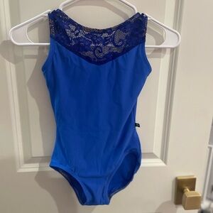 Blue Lace Kids Leotard